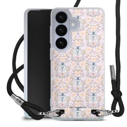 New Carry Case Transparent Stoff schwarz/silber