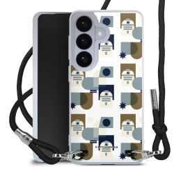 New Carry Case Transparent Stoff schwarz/silber