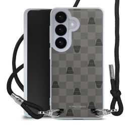 New Carry Case Transparent Stoff schwarz/silber