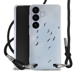 New Carry Case Transparent Stoff schwarz/silber