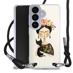 New Carry Case Transparent Stoff schwarz/silber