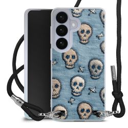 New Carry Case Transparent Stoff schwarz/silber