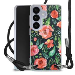 New Carry Case Transparent Stoff schwarz/silber