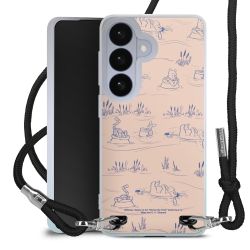 New Carry Case Transparent Stoff schwarz/silber