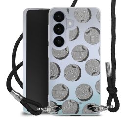 New Carry Case Transparent Stoff schwarz/silber