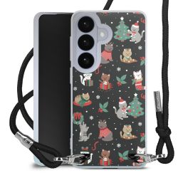 New Carry Case Transparent Stoff schwarz/silber