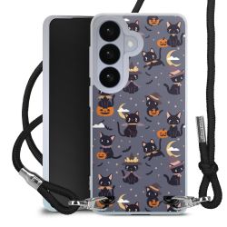 New Carry Case Transparent Stoff schwarz/silber