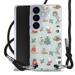 New Carry Case Transparent Stoff schwarz/silber