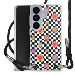 New Carry Case Transparent Stoff schwarz/silber