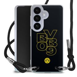 New Carry Case Transparent Stoff schwarz/silber