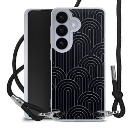 New Carry Case Transparent Stoff schwarz/silber