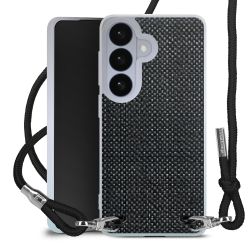 New Carry Case Transparent Stoff schwarz/silber