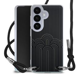 New Carry Case Transparent Stoff schwarz/silber