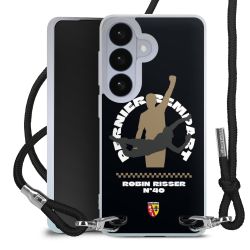 New Carry Case Transparent Stoff schwarz/silber