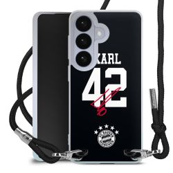 New Carry Case Transparent Stoff schwarz/silber