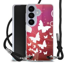 New Carry Case Transparent Stoff schwarz/silber