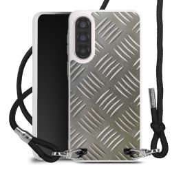 New Carry Case Transparent Stoff schwarz/silber