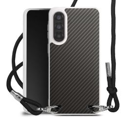 New Carry Case Transparent Stoff schwarz/silber