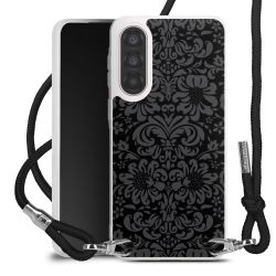 New Carry Case Transparent Stoff schwarz/silber