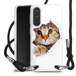 New Carry Case Transparent Stoff schwarz/silber