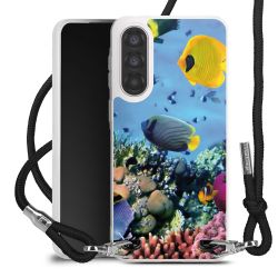 New Carry Case Transparent Stoff schwarz/silber