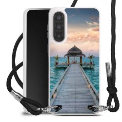 New Carry Case Transparent Stoff schwarz/silber