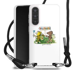 New Carry Case Transparent Stoff schwarz/silber