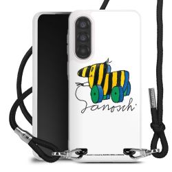 New Carry Case Transparent Stoff schwarz/silber