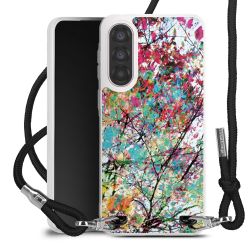 New Carry Case Transparent Stoff schwarz/silber