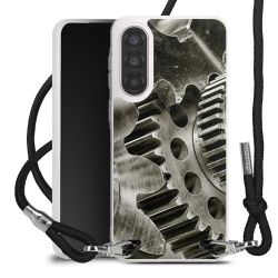 New Carry Case Transparent Stoff schwarz/silber