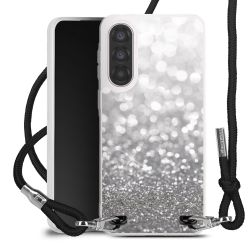 New Carry Case Transparent Stoff schwarz/silber