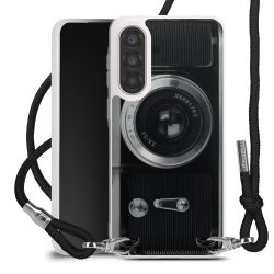 New Carry Case Transparent Stoff schwarz/silber