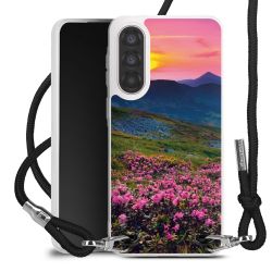 New Carry Case Transparent Stoff schwarz/silber