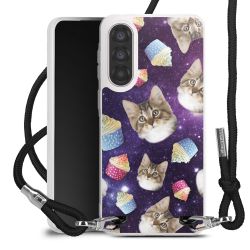 New Carry Case Transparent Stoff schwarz/silber