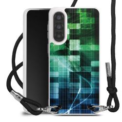 New Carry Case Transparent Stoff schwarz/silber