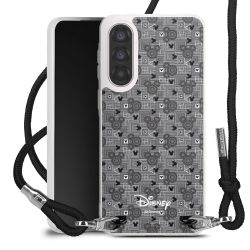 New Carry Case Transparent Stoff schwarz/silber