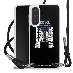 New Carry Case Transparent Stoff schwarz/silber