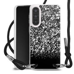 New Carry Case Transparent Stoff schwarz/silber