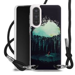 New Carry Case Transparent Stoff schwarz/silber