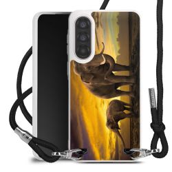 New Carry Case Transparent Stoff schwarz/silber