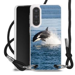 New Carry Case Transparent Stoff schwarz/silber