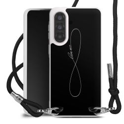 New Carry Case Transparent Stoff schwarz/silber