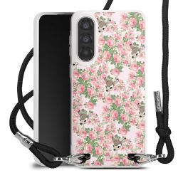 New Carry Case Transparent Stoff schwarz/silber