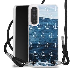 New Carry Case Transparent Stoff schwarz/silber