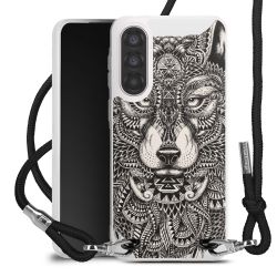 New Carry Case Transparent Stoff schwarz/silber