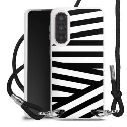 New Carry Case Transparent Stoff schwarz/silber