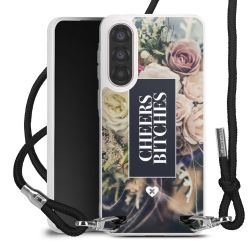 New Carry Case Transparent Stoff schwarz/silber