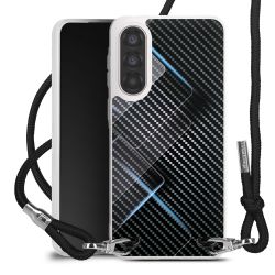 New Carry Case Transparent Stoff schwarz/silber