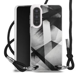 New Carry Case Transparent Stoff schwarz/silber