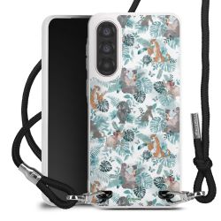 New Carry Case Transparent Stoff schwarz/silber